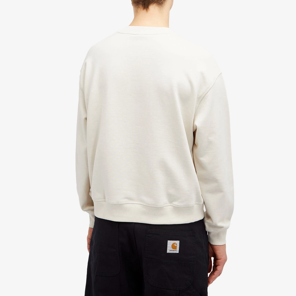 New Balance Men's Varsity Oversized Crewneck Sweat Light Heather